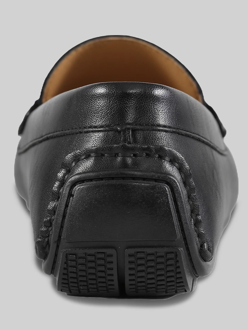 Fasek Casual Slip-On Moc Toe Loafer