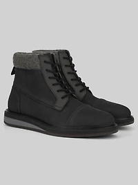 Stone Plain Toe Boots