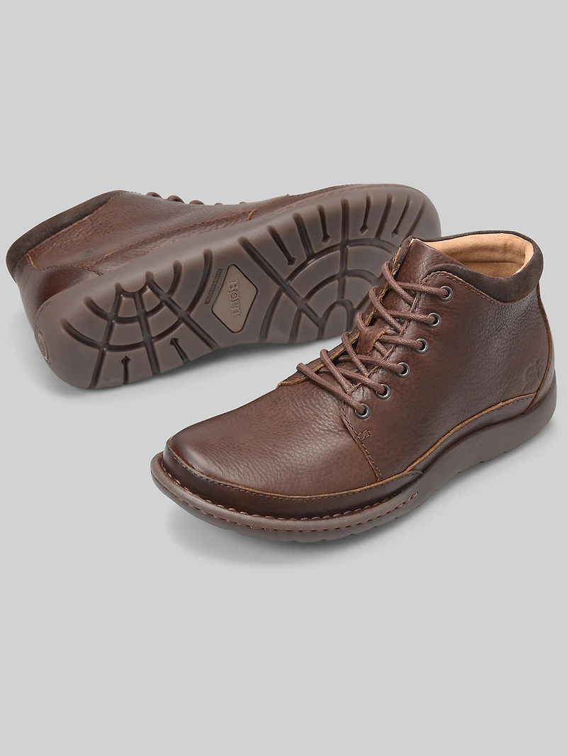 Nigel Plain Toe Lace Up Boots