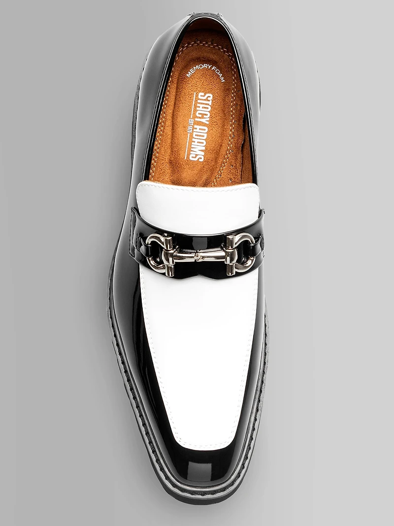 Carabello Moc Toe Metal Bit Dress Loafers