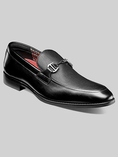 Lawton Moc Toe Metal Bit Loafers
