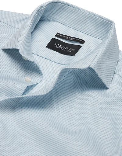 Slim Fit Ultra Performance Stretch Dobby Dress Shirt