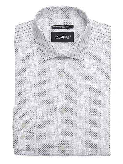Slim Fit Ultra Performance Stretch Diamond Dress Shirt