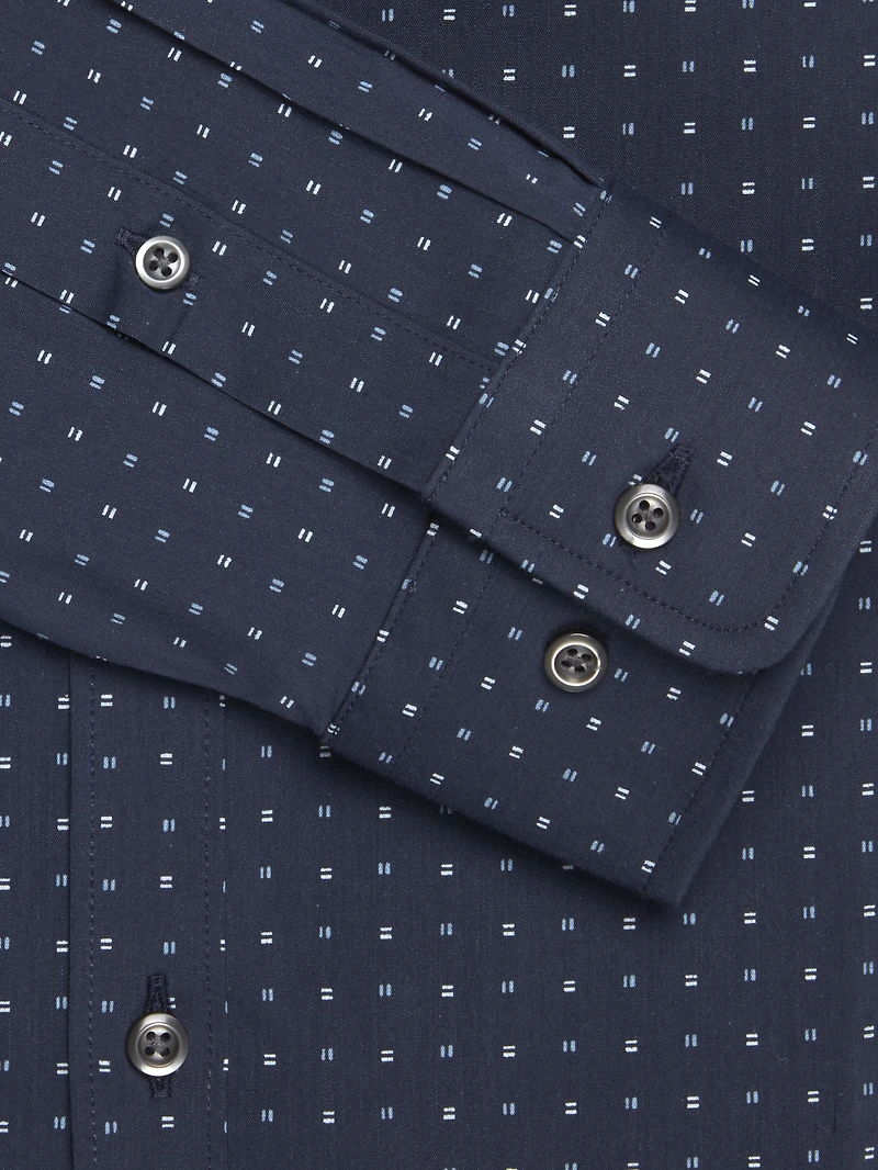 Skinny Fit Square Dress Shirt