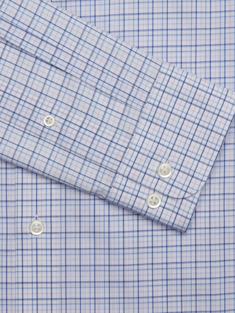 Modern Fit Tattersall Plaid Dress Shirt