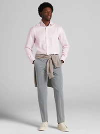 Classic Fit Cotton Blend Dress Shirt