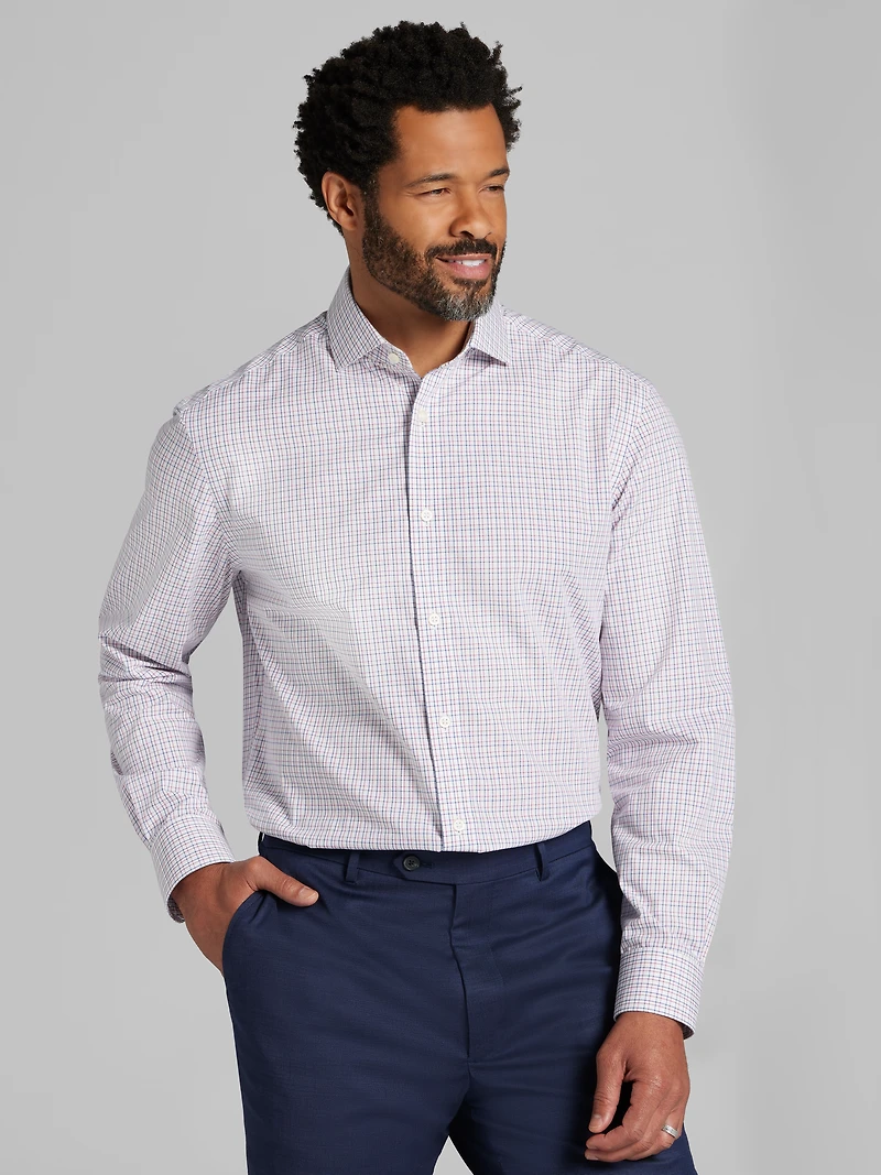 Classic Fit Tattersall Dress Shirt