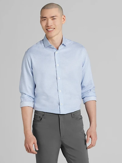 Classic Fit Small Tattersall Dress Shirt