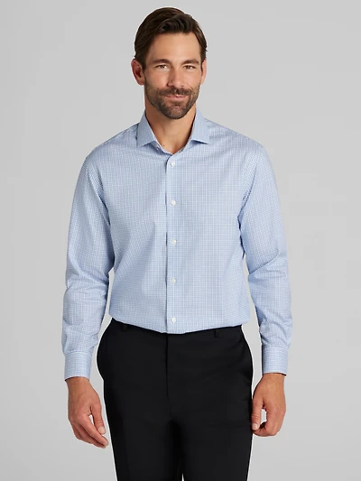 Slim Fit Check Dress Shirt
