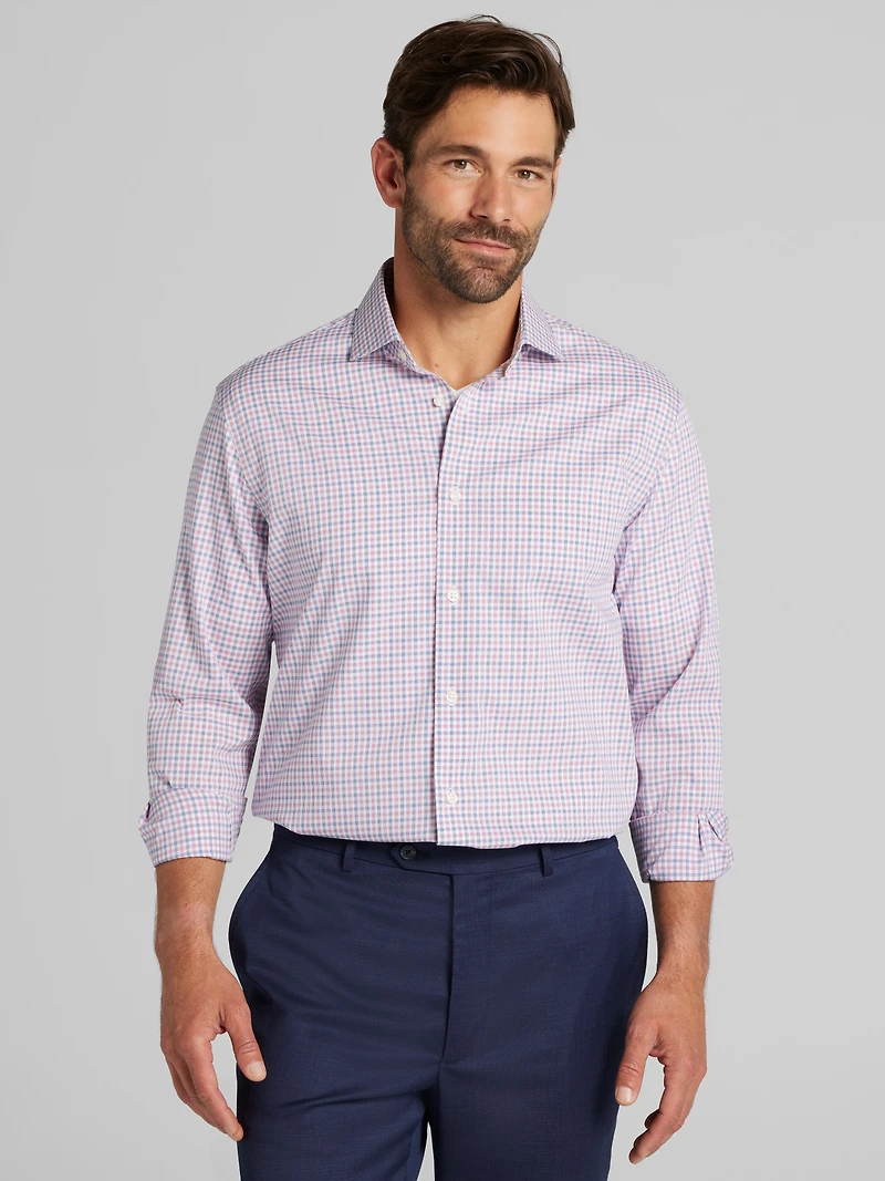 Slim Fit Tattersall Dress Shirt