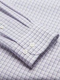 Classic Fit 100% Cotton Plaid Dress Shirt