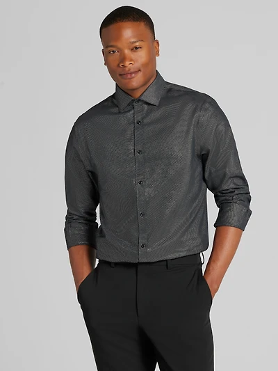 Skinny Fit Twill Dress Shirt