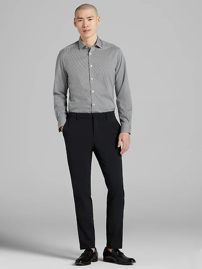 Slim Fit Ultra Performance Stretch Dobby Check Dress Shirt