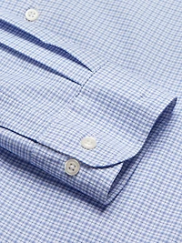 Modern Fit Performance Small Plaid Dress Shirt