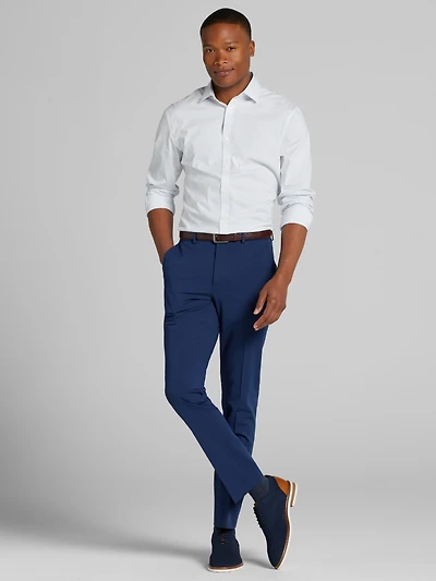 Skinny Fit Floral Dress Shirt