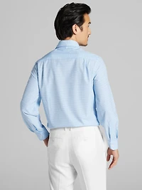 Modern Fit Small Check Dress Shirt