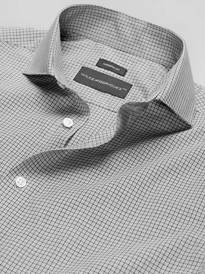 Modern Fit Check Dress Shirt