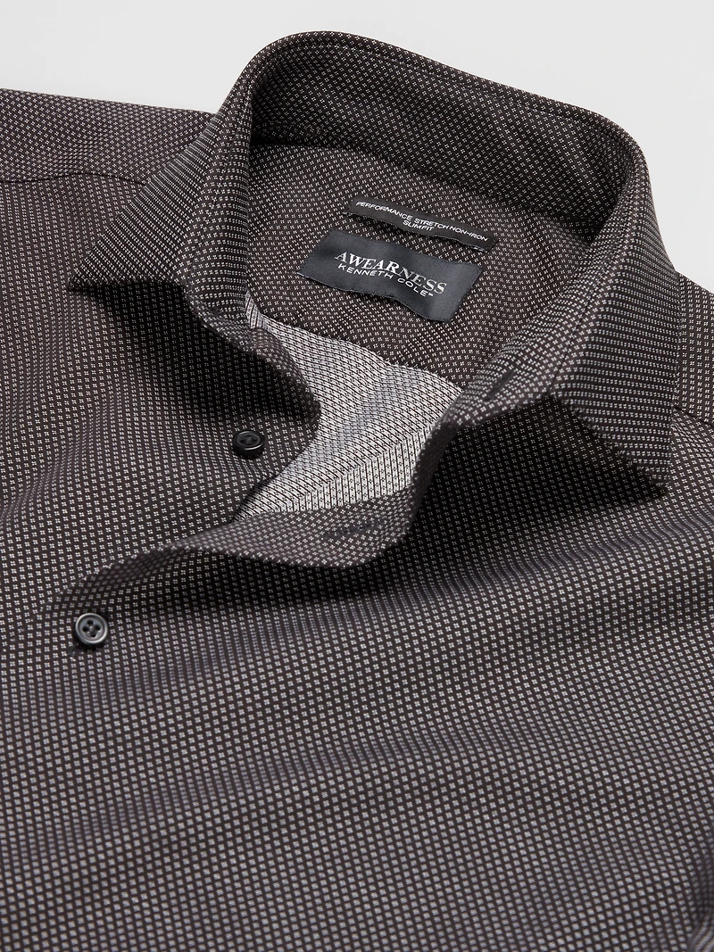 Slim Fit Check Sport Shirt