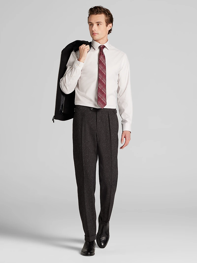 Slim Fit Check Dress Shirt