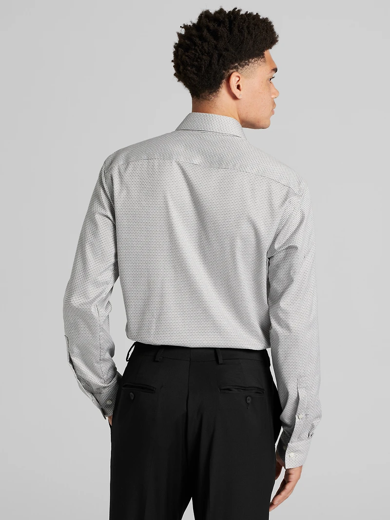 Slim Fit Check Dress Shirt