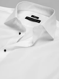Slim Fit French Cuff Twill Formal Dress Shirt