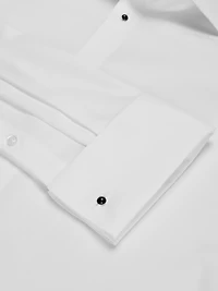 Classic Fit Twill French Cuff Formal Dress Shirt
