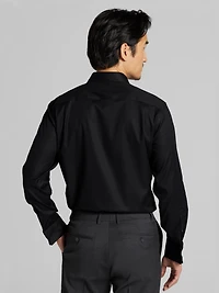 Slim Fit Twill Formal Dress Shirt
