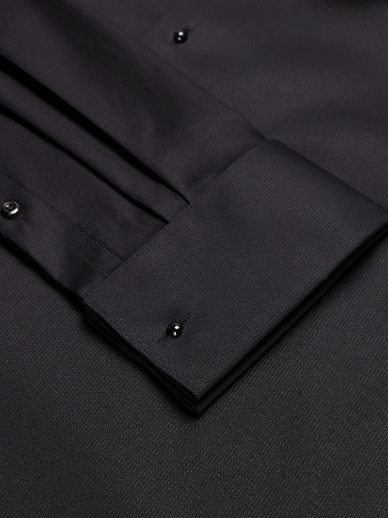 Slim Fit Twill Formal Dress Shirt