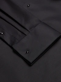 Slim Fit Twill Formal Dress Shirt
