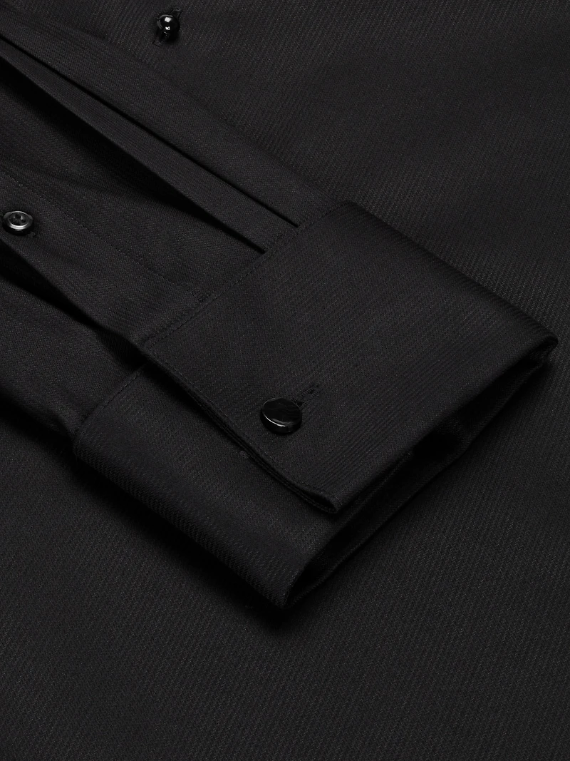 Modern Fit Twill French Cuff Formal Dress Shirt