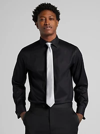 Modern Fit Twill French Cuff Formal Dress Shirt