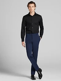 Slim Fit Solid French Cuff Dress Shirt