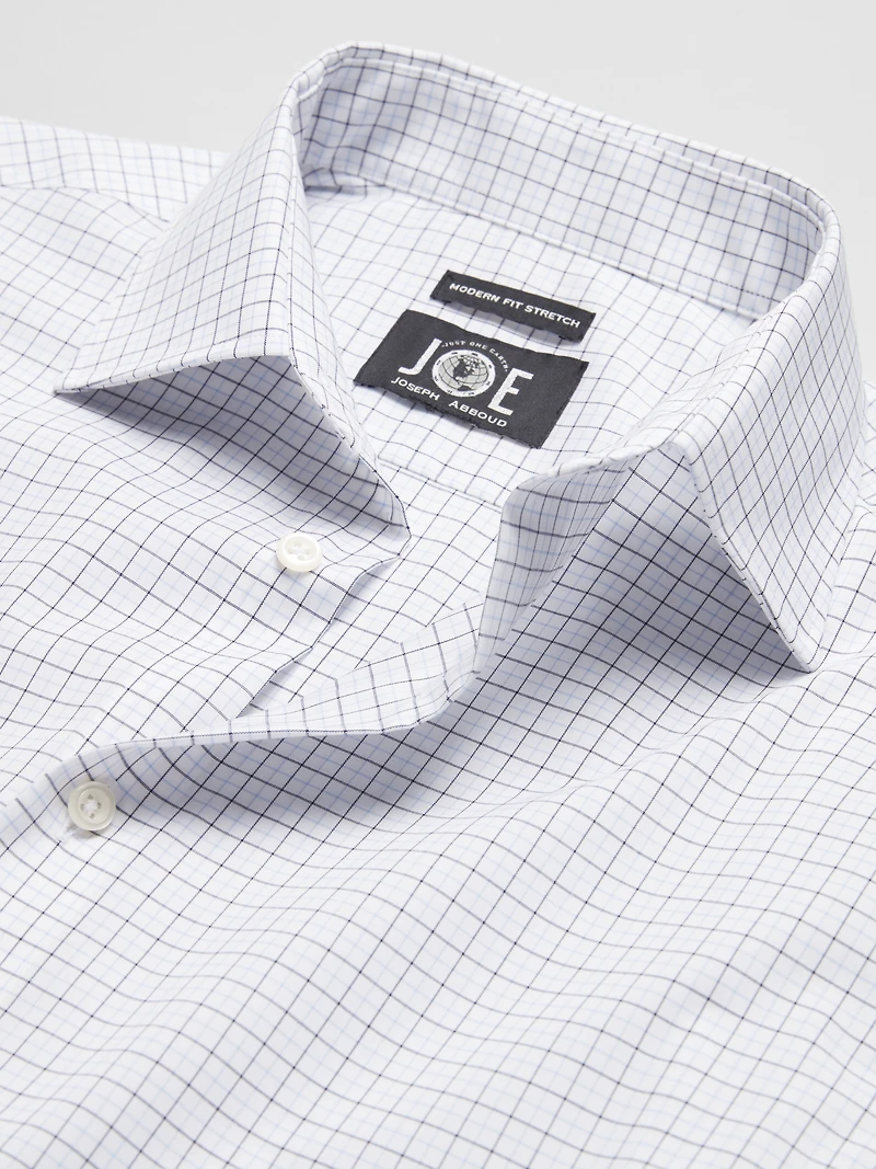 Modern Fit Check Dress Shirt