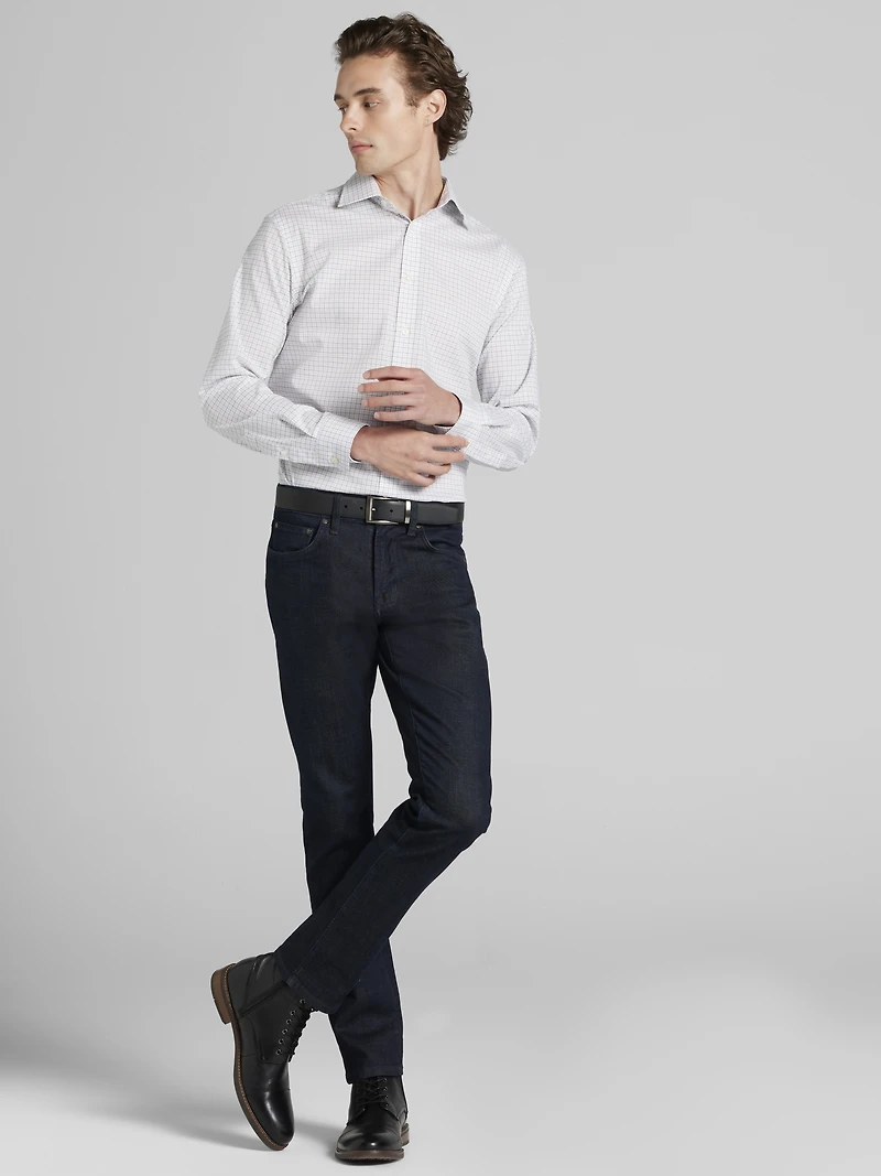 Modern Fit Check Dress Shirt