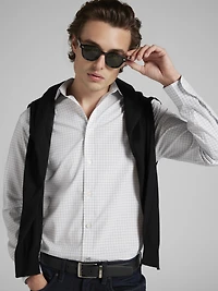 Modern Fit Check Dress Shirt