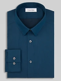 Slim Fit Herringbone Dress Shirt