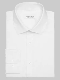 Classic Fit 100% Cotton Herringbone Dress Shirt