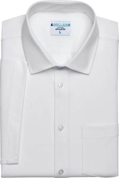 Pacific Athletic Fit Short Sleeve Dress Shirt