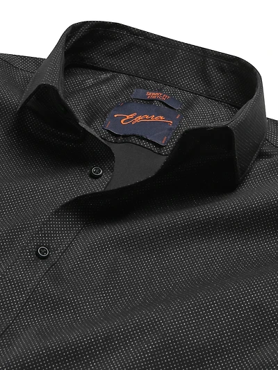 Skinny Fit Dot Dress Shirt