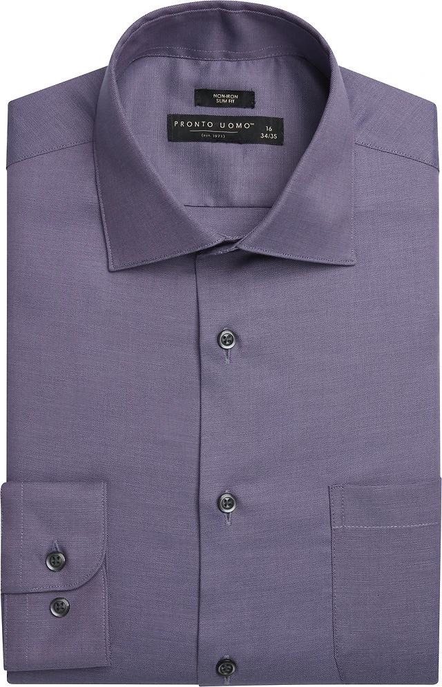 Pronto Uomo Slim Fit Solid Sharkskin Dress Shirt at Hamilton Place in  Chattanooga, TN