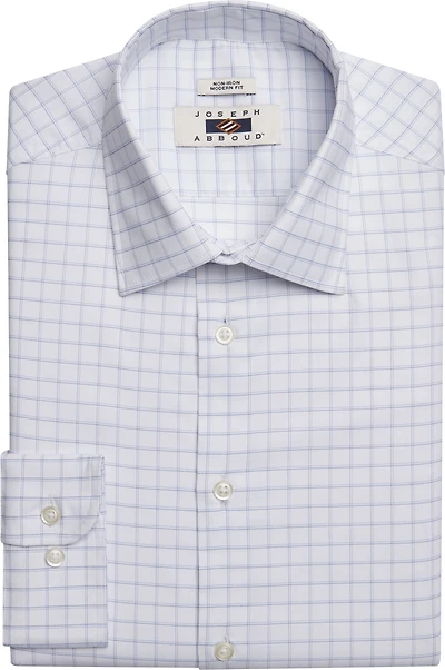 Modern Fit Wrinkle-Resistant Spread Collar Dress Shirt