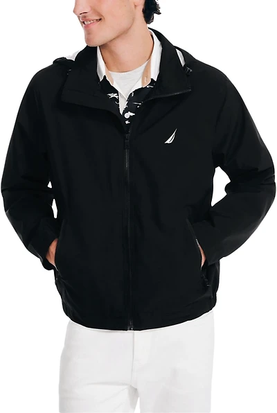 Classic Fit Breathable Hooded Bomber Jacket