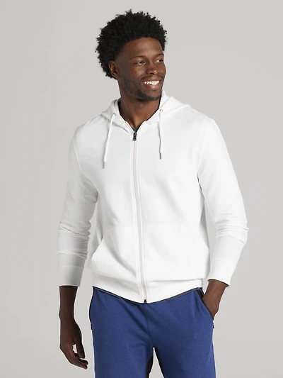 Seersucker Full Zip Hoodie