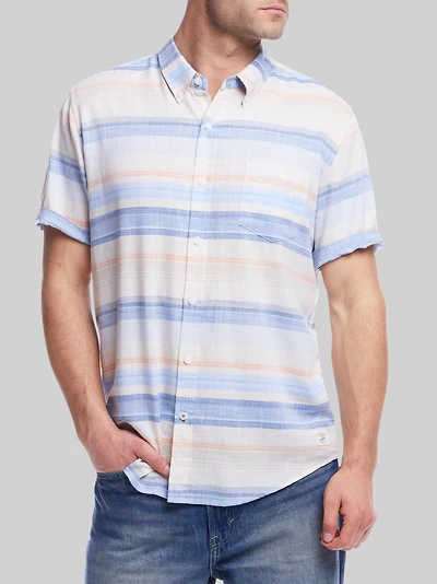 Classic Fit Short Sleeve Button Up Shirt