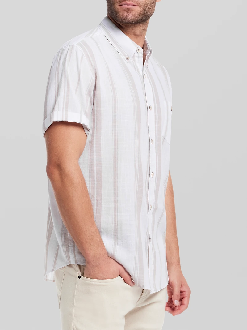 Classic Fit Short Sleeve Button Up Shirt