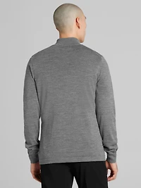 Merino Wool Quarter Zip Sweater
