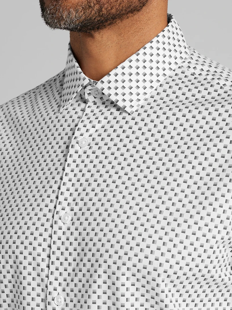 CHILLFLEX Slim Fit 4-Way Stretch Button Up Shirt