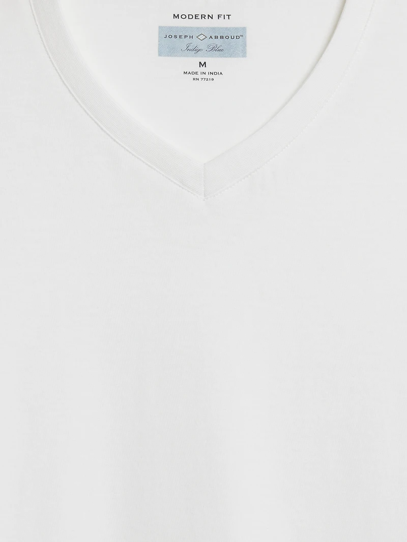 Modern Fit Breathable Burnout V-Neck Tee