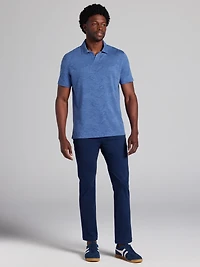 Modern Fit Mosaic Print Polo