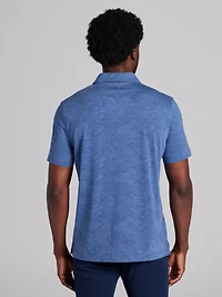 Modern Fit Mosaic Print Polo
